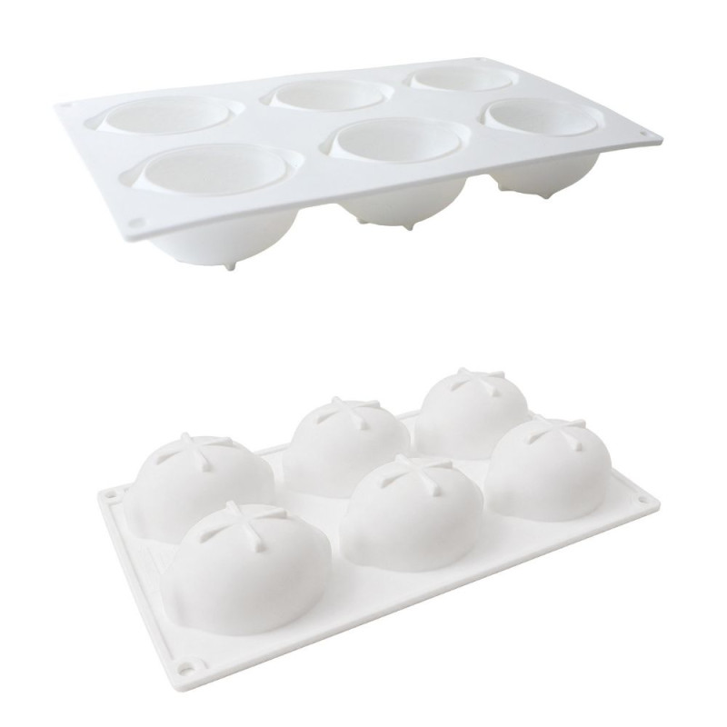 Moule silicone trompe-l’œil citron - 6 empreintes