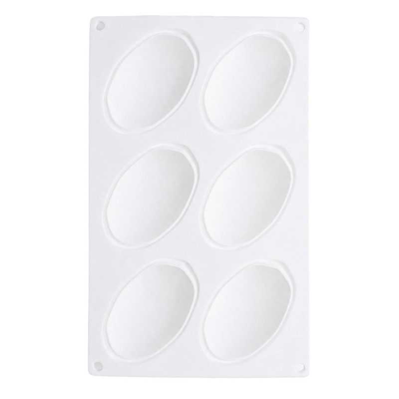 Moule silicone trompe-l’œil pistache - 6 empreintes