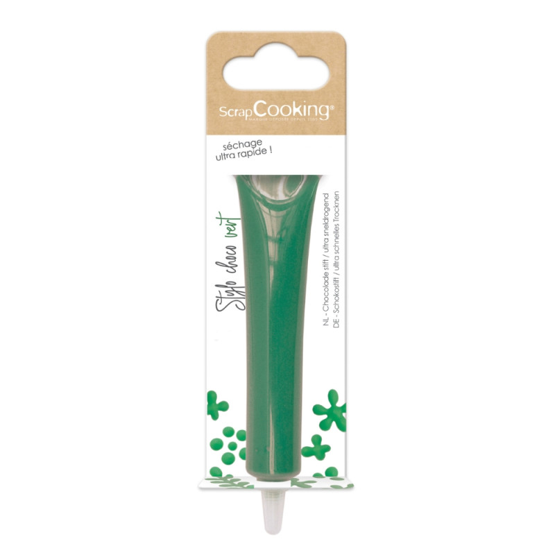 Stylo alimentaire goût choco - vert foncé