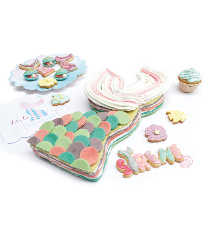 Moule emporte-pièce XXL Sirène