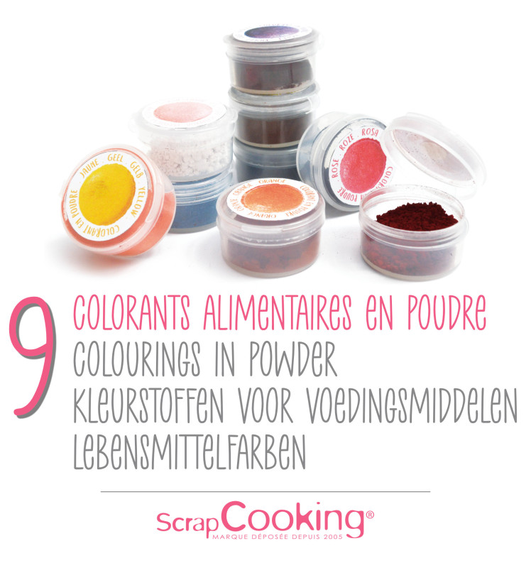 9 mini colorants en poudre
