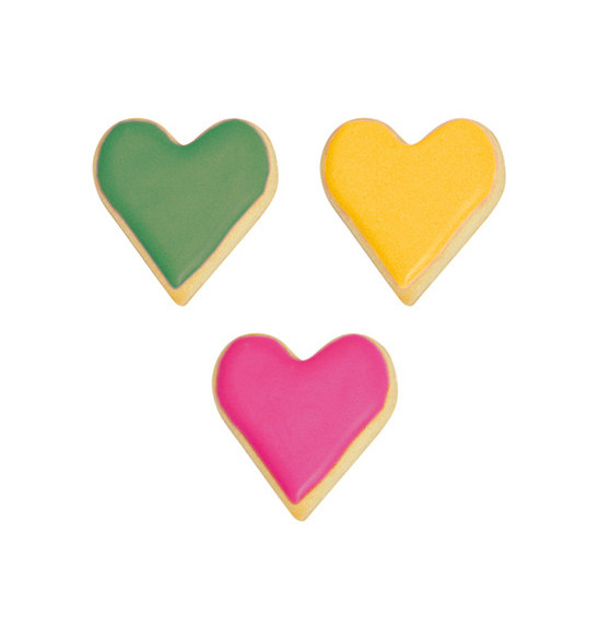 3 colorants d'origine naturelle vert, jaune, rose