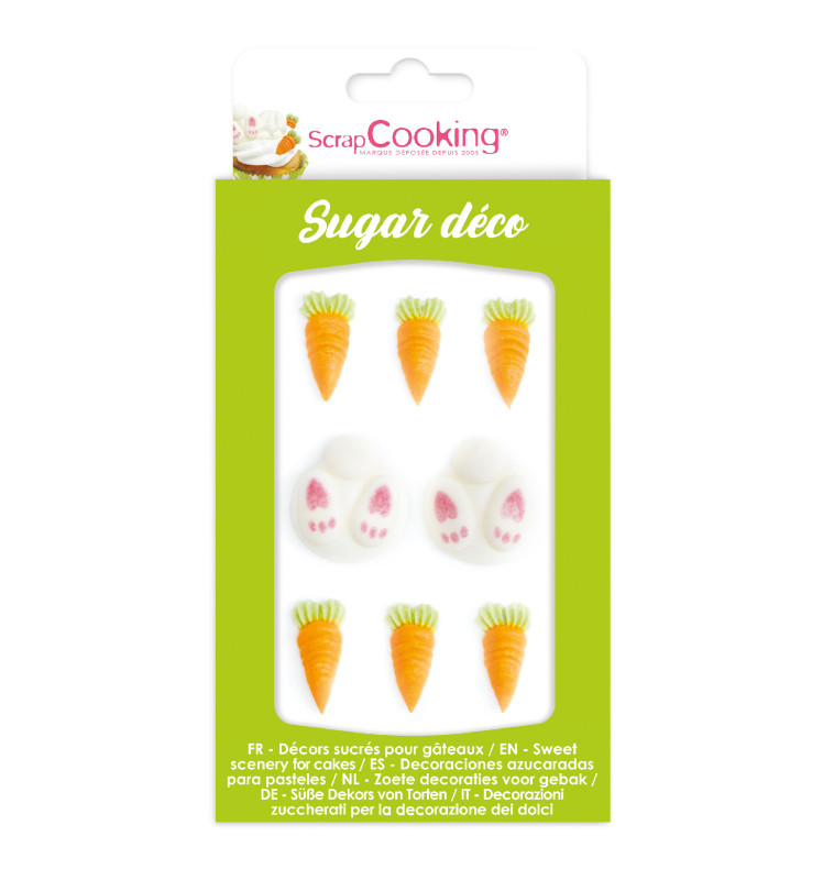 Rabbit/Carrot sweet scenery decorations - ScrapCooking®