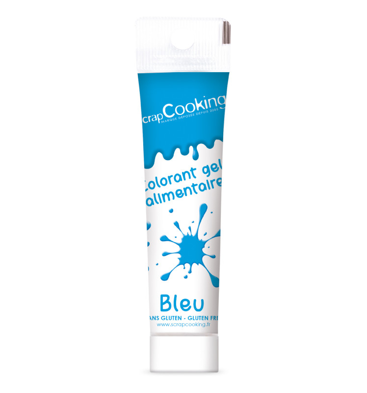 Colorant gel alimentaire bleu 20 gr réf.7130