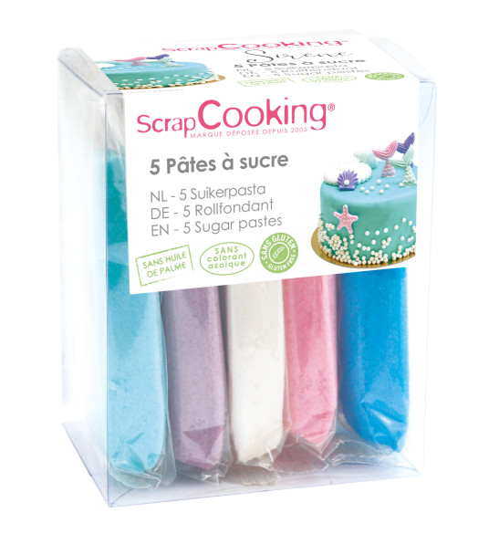Boite 5 pâtes à sucre Sirène réf.7259