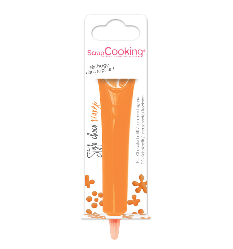 Choco taste pen - orange 25g - ScrapCooking
