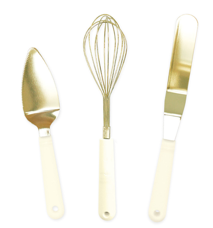 Box 3 golden utensils - ScrapCooking®