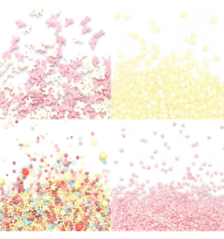 Unicorn Mix - 60g sugar sprinkles  - ScrapCooking®