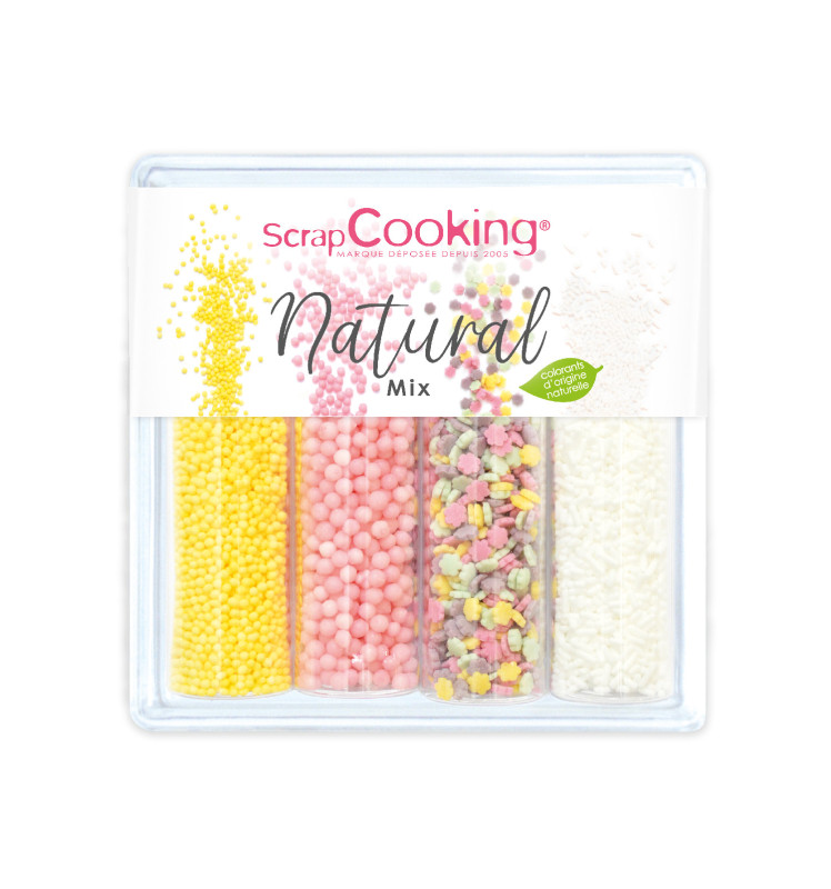 Natural Mix - 74g sugar sprinkles  - ScrapCooking®