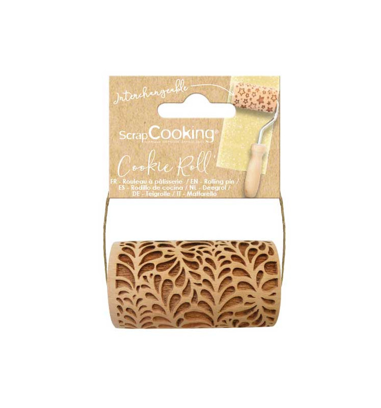 Mini embossing wooden roller Undine