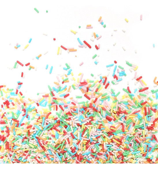 Vrac décors sucrés Vermicelles multicolores réf.7436