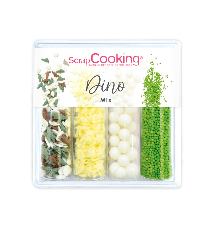 Dino Mix - 61g sugar sprinkles - ScrapCooking®