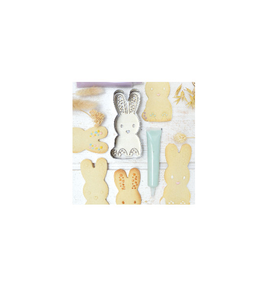 Cookie cutter + wood embosser "rabbit" - ScrapCooking®