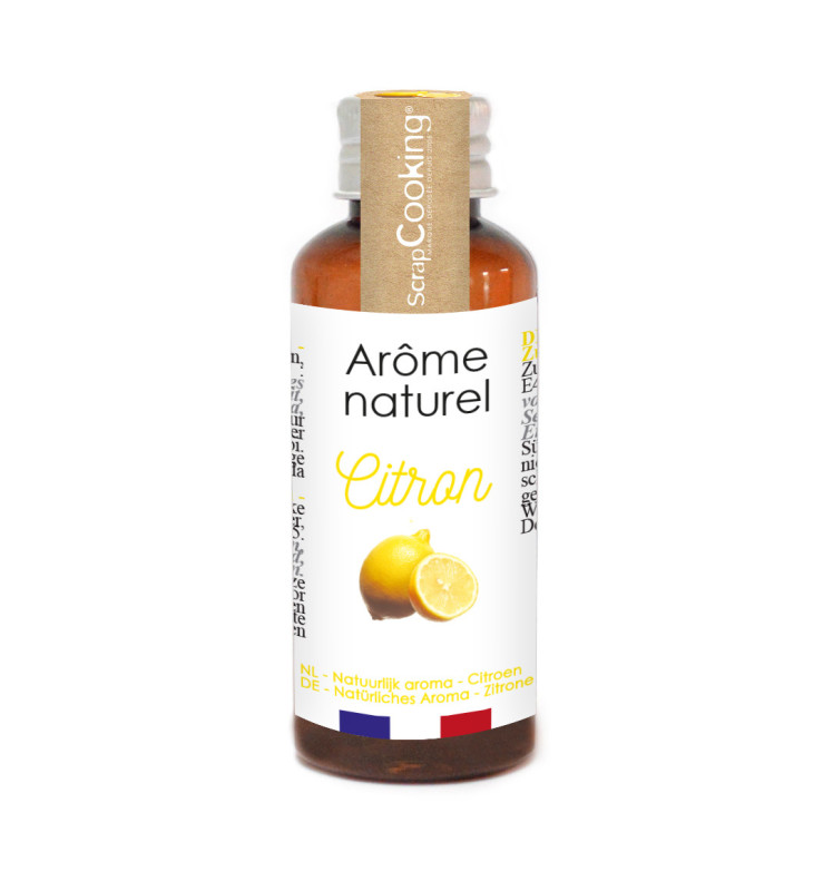 Natural lemon flavouring 40 ml - ScrapCooking®