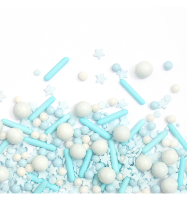 Mix rods sweet decorations pot blue - ScrapCooking®