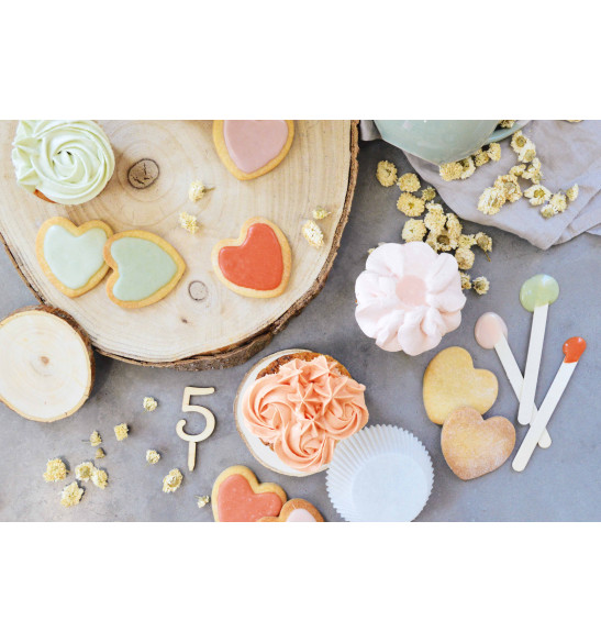 Powder food colouring agent of natural origin - NUDE - SCRAPCOOKING®