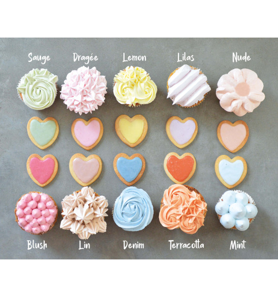 Powder food colouring agent of natural origin - NUDE - SCRAPCOOKING®