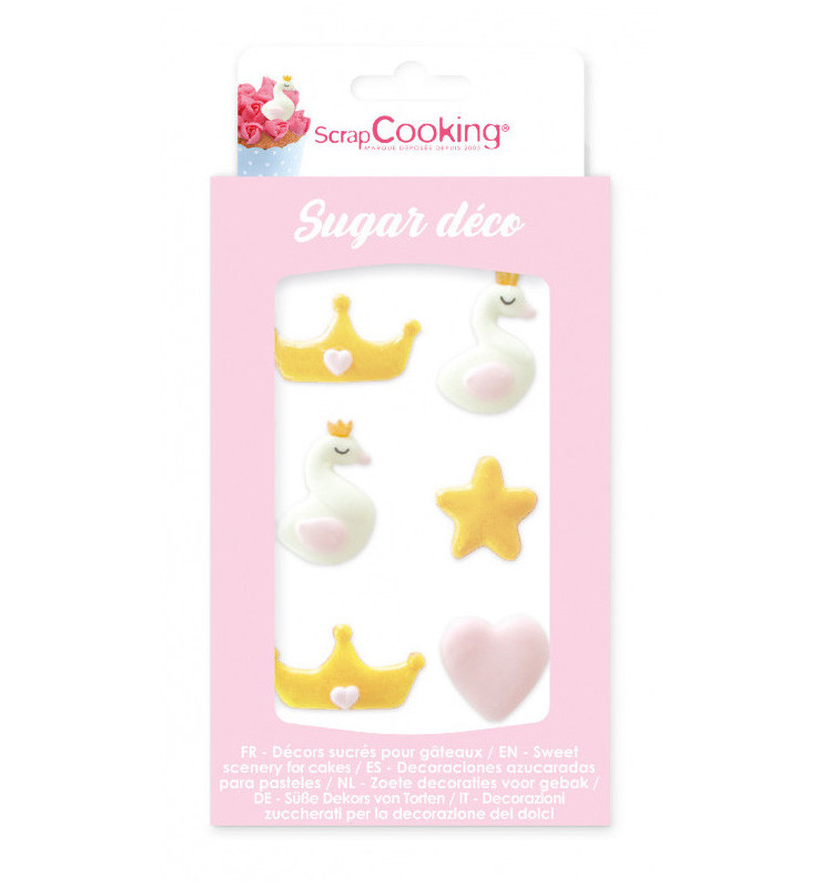 Princess-themed sweet scenery decorations - ScrapCooking®
