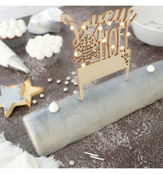 Cake topper LED Merry Christmas - ScrapCooking®