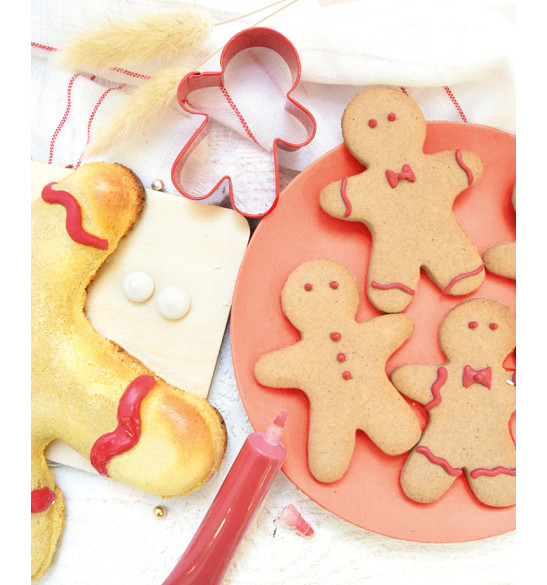 Ambiance coffret ustensiles pâtisserie Bonhomme pain d'épices réf.1137