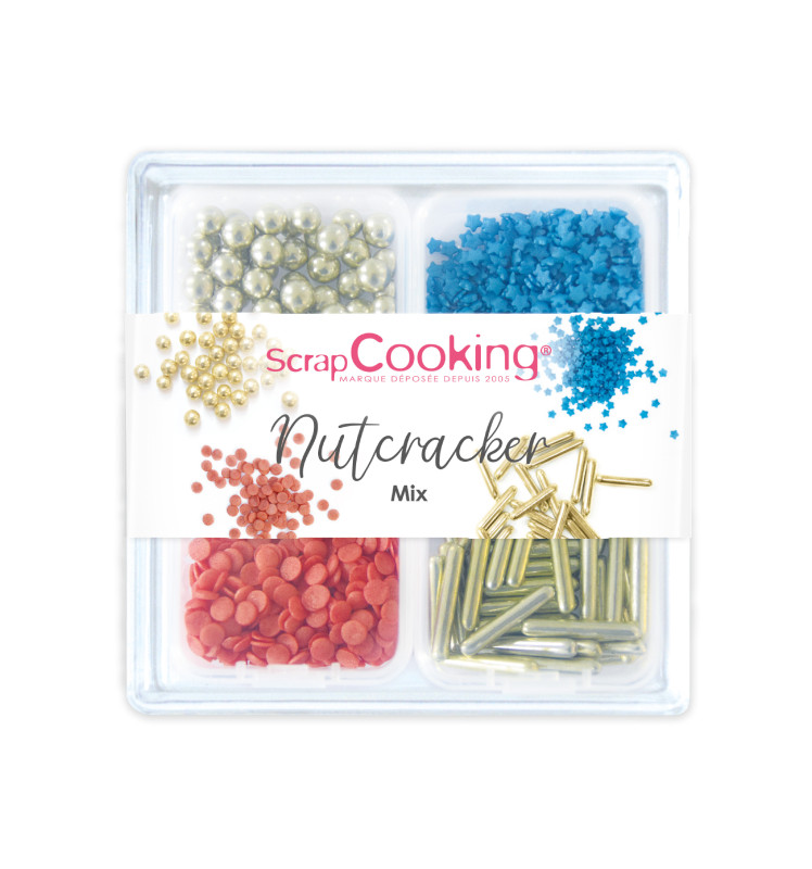 Sugar decorations NUCRACKER Mix 45g - ScrapCooking®