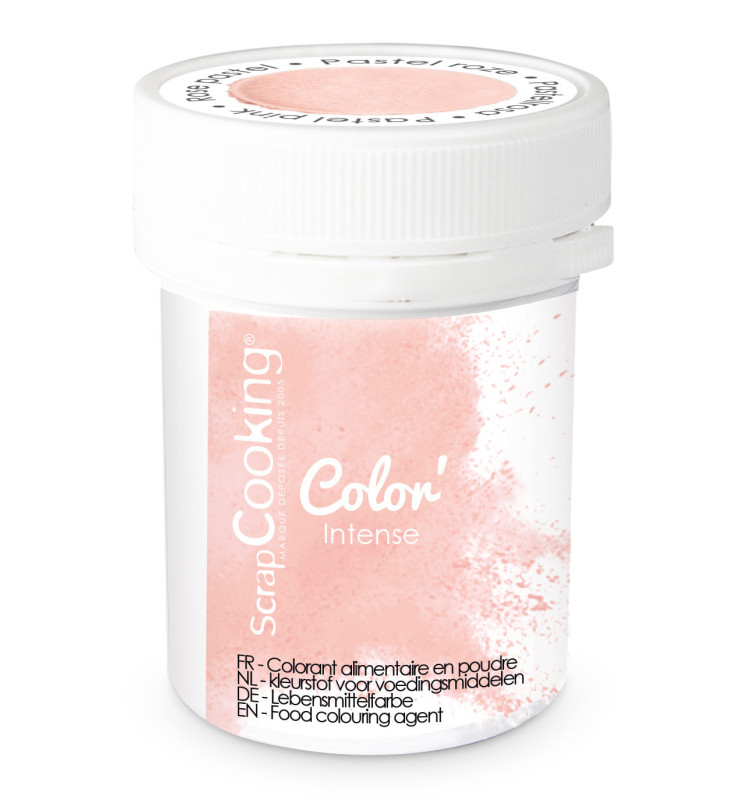 Pastel pink powdered artificial food colouring 5g - ScrapCooking