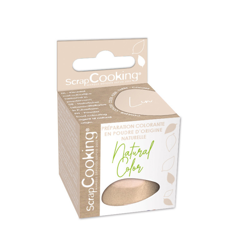 Powder food colouring agent of natural origin - LIN - SCRAPCOOKING®
