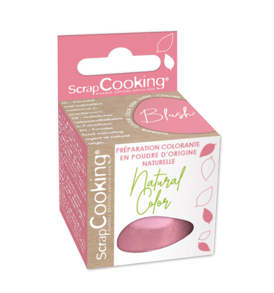 Powder food colouring agent of natural origin - BLUSH - SCRAPCOOKING®
