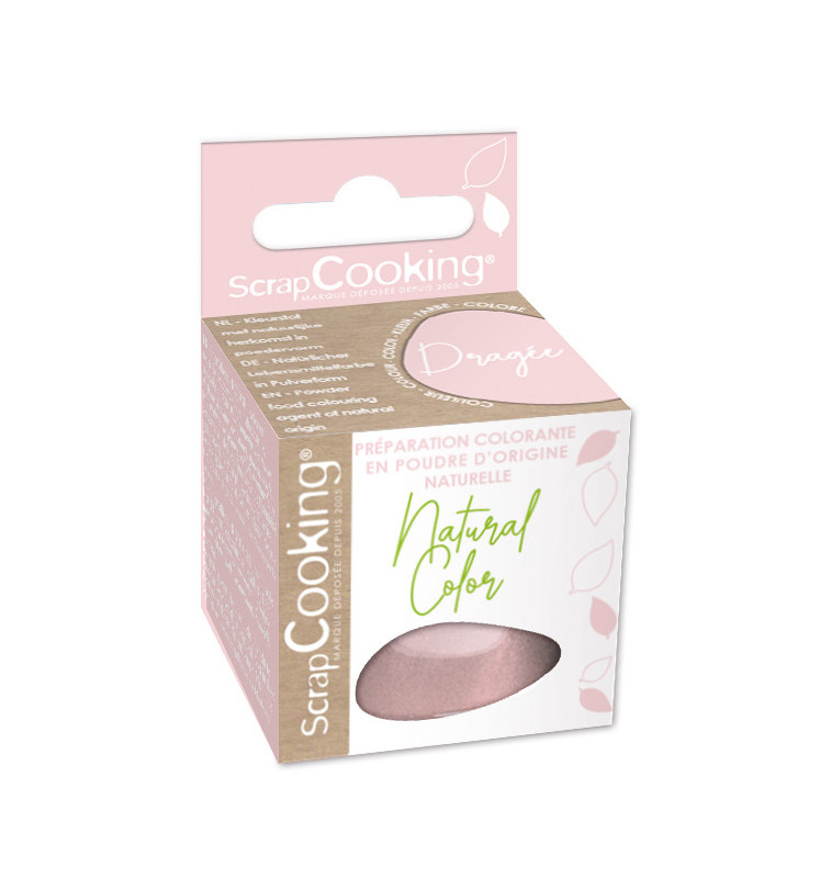 Powder food colouring agent of natural origin - DRAGEE - SCRAPCOOKING®