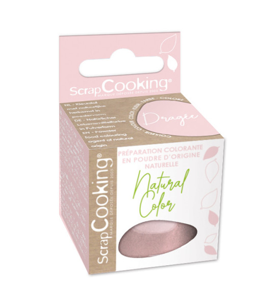 Powder food colouring agent of natural origin - DRAGEE - SCRAPCOOKING®