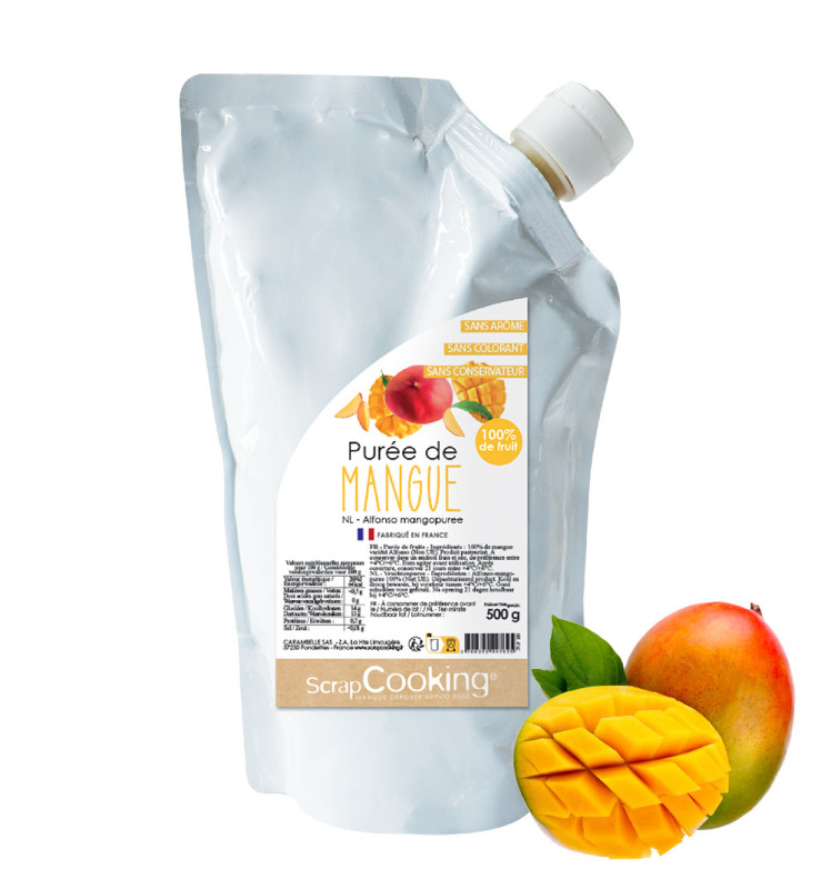 Mango fruit puree - ScrapCooking®