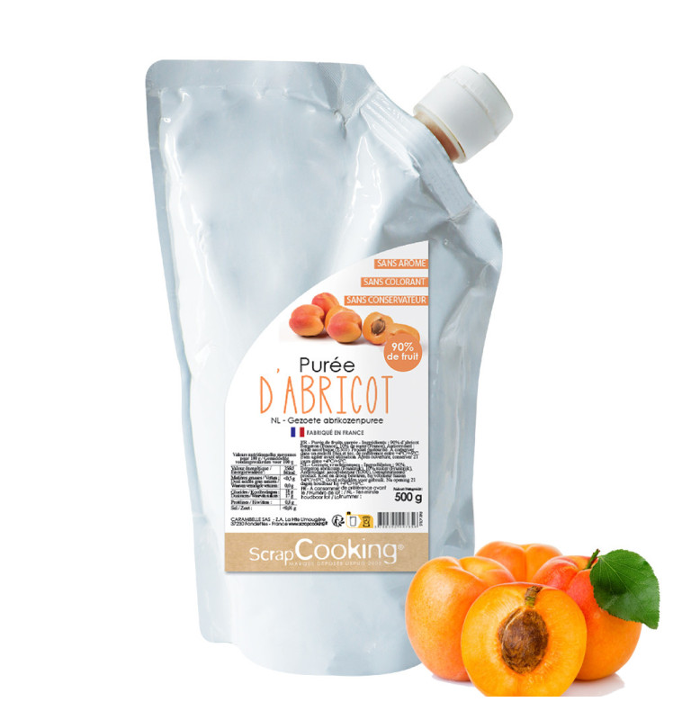 Apricot fruit puree - ScrapCooking®
