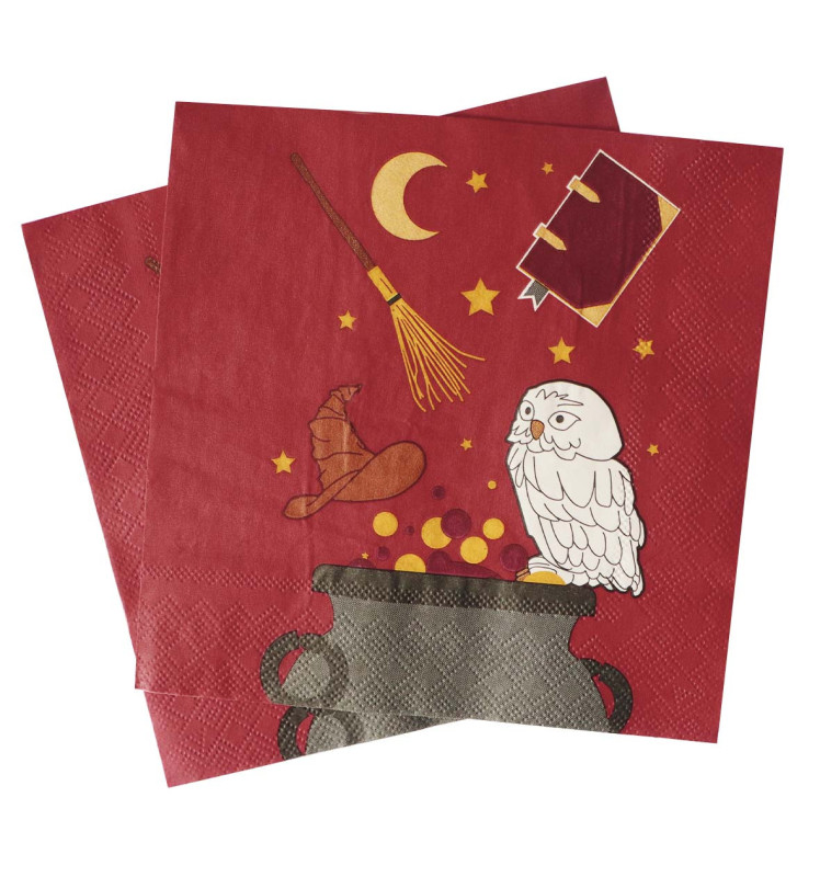 20 Wizard paper napkins - ScrapCooking