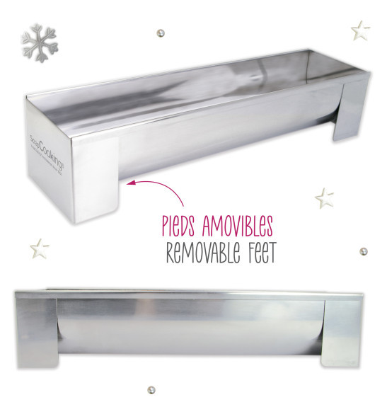 Moule Bûche inox et insert - ScrapCooking