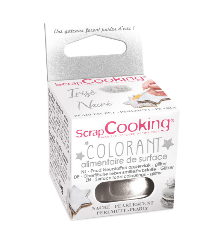 Surface food colourings -  glitter PEARLY - ScrapCooking