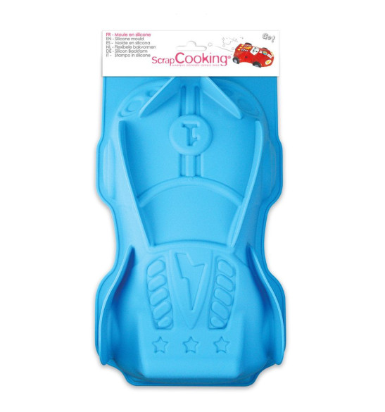 Moule à gâteau silicone voiture - ScrapCooking