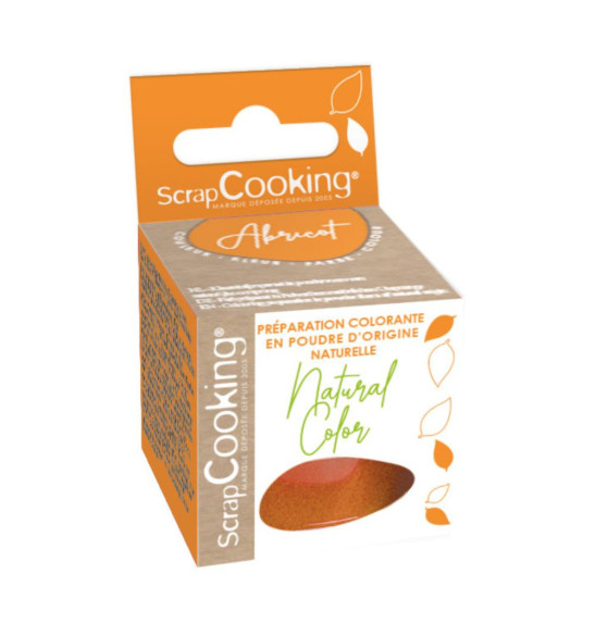 Natural bright orange food colouring for cream and pastries
