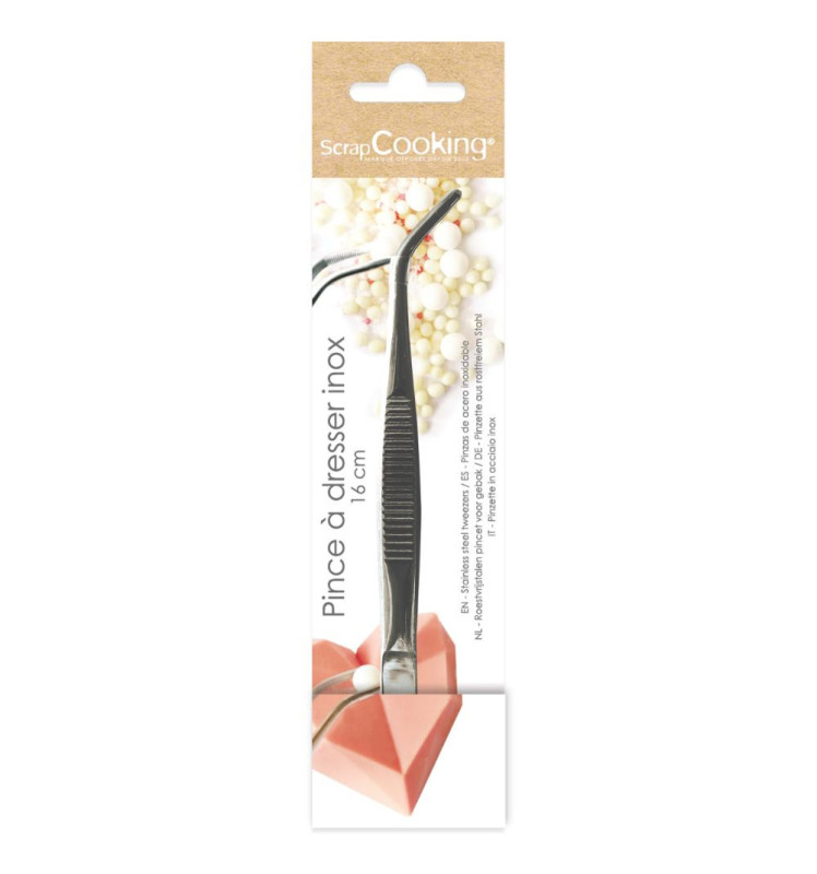 Stainless steel tweezers - ScrapCooking®