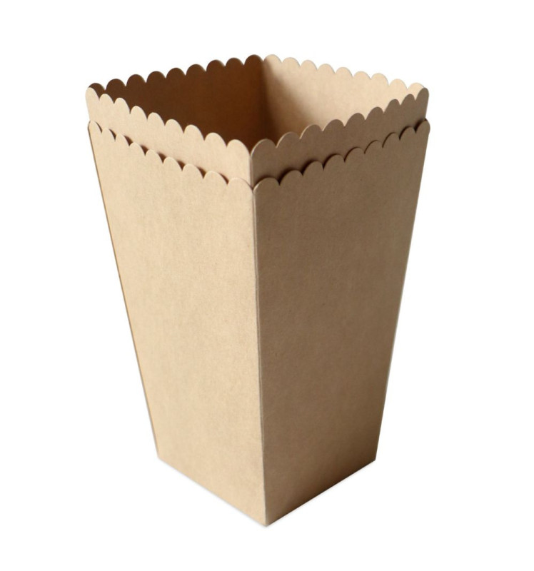 Recyclable Cardboard Disposable Popcorn Cup - ScrapCooking