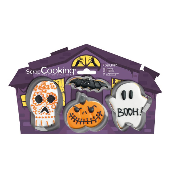 4 emporte pièces Halloween packaging - ScrapCooking