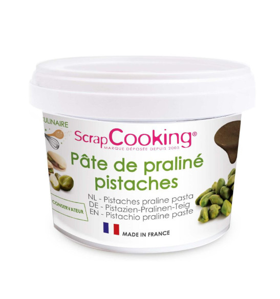 Pâte de praliné pistaches 200g - ScrapCooking