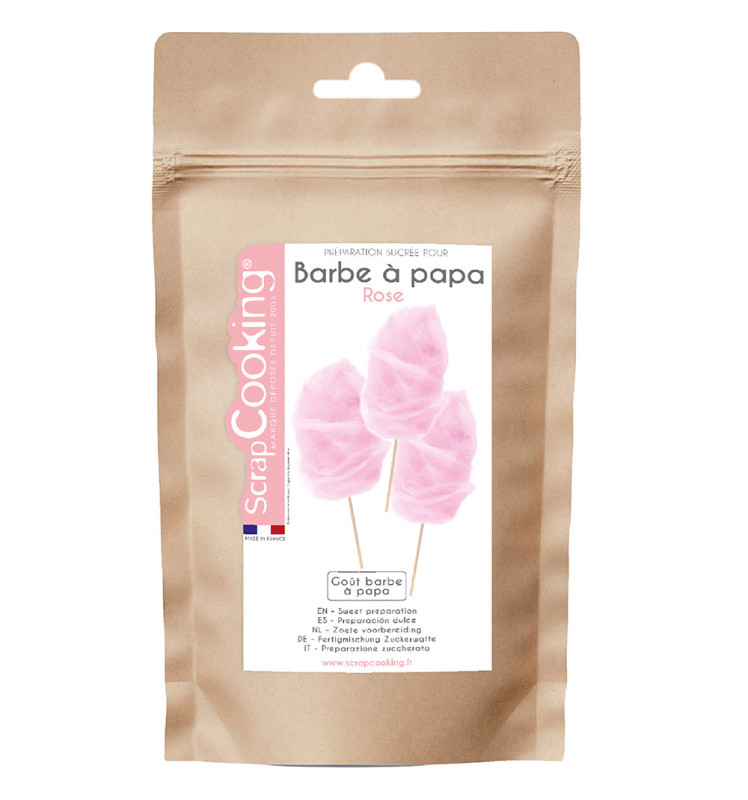 Pink cotton candy mix 400 g - product image 1 - ScrapCooking
