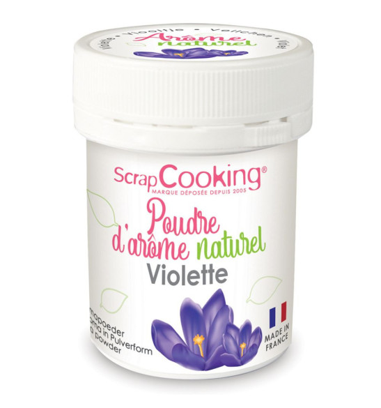 Poudre d'arôme naturel violette - ScrapCooking