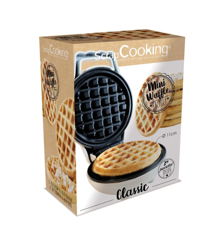 Mini waffle factory Classic - ScrapCooking