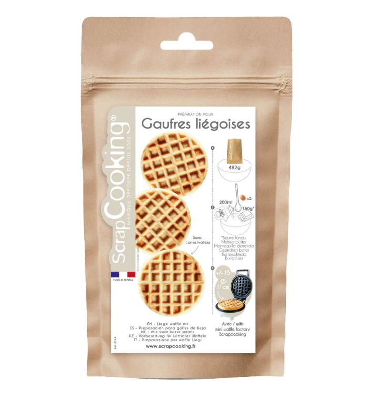 Liège waffle mix - ScrapCooking