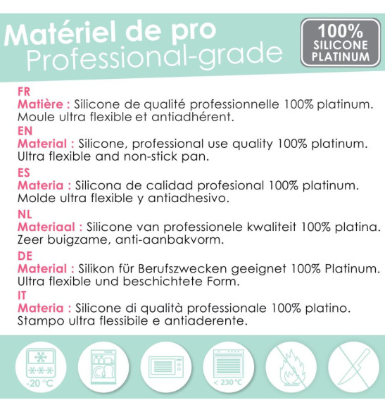 Moule silicone oursons guimauve x 6 - instructions -ScrapCooking