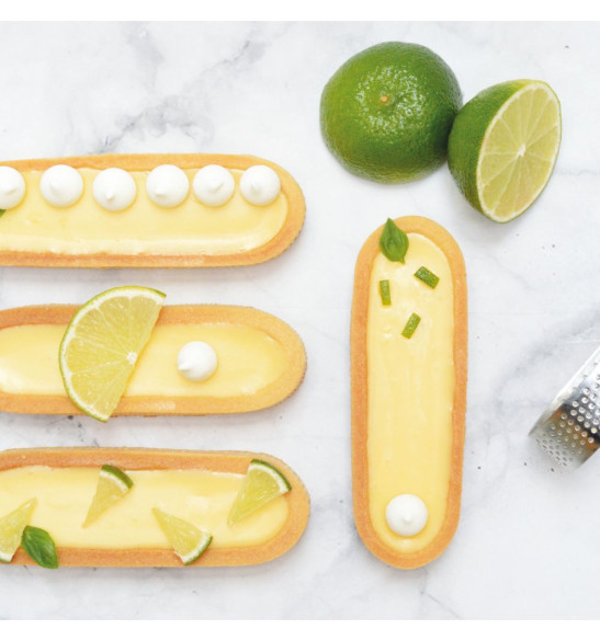 4 individual perforated oval tart rings 15 x 4 cm - product image 3 - ScrapCooking