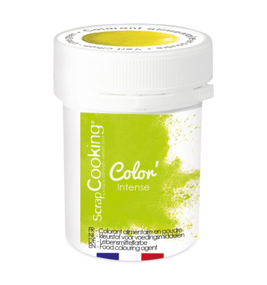 Lime green powdered artificial food colouring 5g