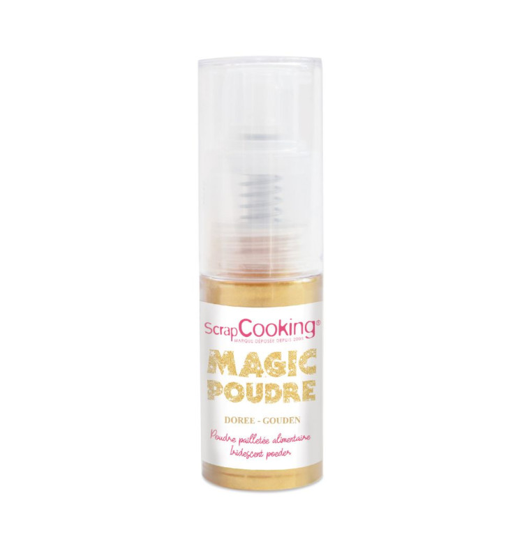 Magic gold iridescent edible powder - product image 1 - ScrapCooking