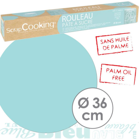 Sky Blue sugarpaste roll 430g